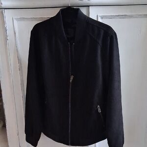 Marc Anthony Black Bomber Jacket